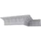 Ekena Millwork 12"H x 12 5/8"P x 17 1/2"F x 94 1/2"L, (16" Repeat), Emery Cove Crown Moulding MLD12X12X17EM - alternate 9